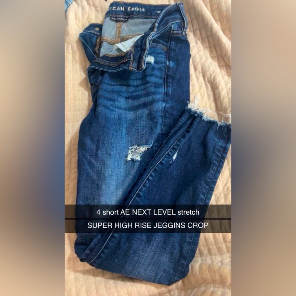 American Eagle Outfitters Blue High Rise Jeggings